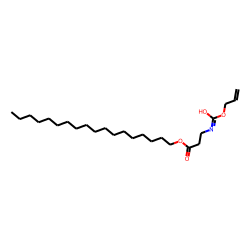 «beta»-Alanine, N-allyloxycarbonyl-, octadecyl ester