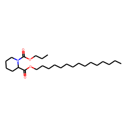 Pipecolic acid, N-propoxycarbonyl-, pentadecyl ester