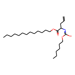 2-Aminopent-4-enoic acid, N-hexyloxycarbonyl-, tridecyl ester