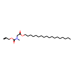 Glycine, N-methyl-N-allyloxycarbonyl-, octadecyl ester