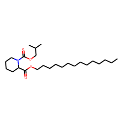 Pipecolic acid, N-isobutoxycarbonyl-, tetradecyl ester