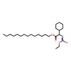 Glycine, 2-cyclohexyl-N-ethoxycarbonyl-, tetradecyl ester
