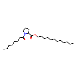 L-Proline, N-octanoyl-, dodecyl ester