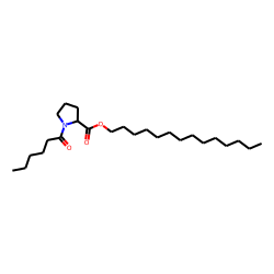 L-Proline, N-(hexanoyl)-, tetradecyl ester