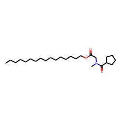 Sarcosine, N-(cyclopentylcarbonyl)-, hexadecyl ester