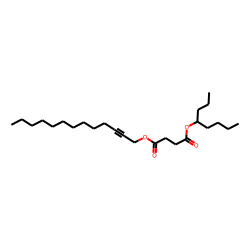 Succinic acid, tridec-2-yn-1-yl 4-octyl ester