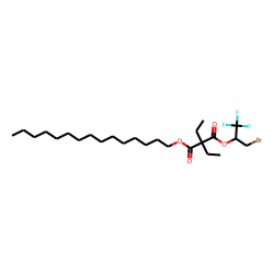 Diethylmalonic acid, 1-bromo-3,3,3-trifluoroprop-2-yl pentadecyl ester