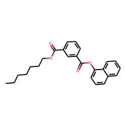 Isophthalic acid, heptyl 1-naphthyl ester