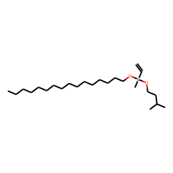 Silane, methylvinyl(3-methylbutoxy)hexadecyloxy-
