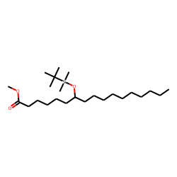 7-Hydroxy-heptadecanoic acid, methyl ester, tBDMS ether