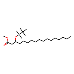 3-Hydroxy-heptadecanoic acid, methyl ester, 3-tBDMS ether