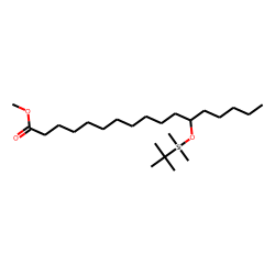 12-Hydroxy-heptadecanoic acid, methyl ester, tBDMS ether