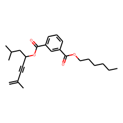 Isophthalic acid, 2,7-dimethyloct-7-en-5-yn-4-yl hexyl ester