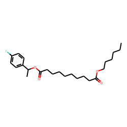 Sebacic acid, 1-(4-fluorophenyl)ethyl hexyl ester