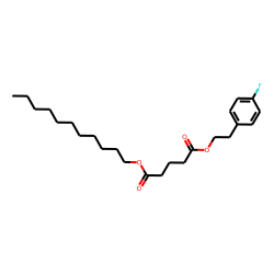 Glutaric acid, 2-(4-fluorophenyl)ethyl undecyl ester