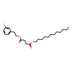 Succinic acid, 3-chlorophenethyl dodecyl ester
