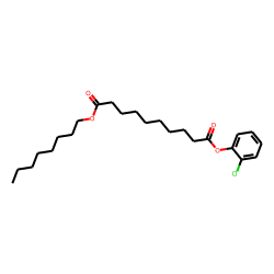 Sebacic acid, 2-chlorophenyl octyl ester