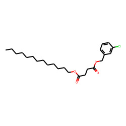 Succinic acid, 3-chlorobenzyl tridecyl ester