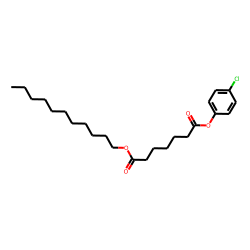 Pimelic acid, 4-chlorophenyl undecyl ester