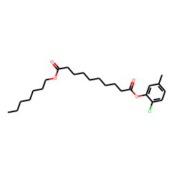 Sebacic acid, 2-chloro-5-methylphenyl heptyl ester