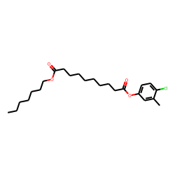 Sebacic acid, 4-chloro-3-methylphenyl heptyl ester
