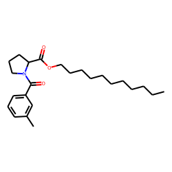 L-Proline, N-(3-methylbenzoyl)-, undecyl ester
