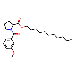 L-Proline, N-(3-methoxybenzoyl)-, undecyl ester