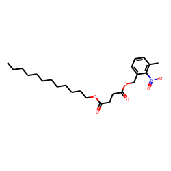 Succinic acid, dodecyl 3-methyl-2-nitrobenzyl ester