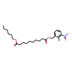 Sebacic acid, hexyl 2-methyl-3-nitrobenzyl ester