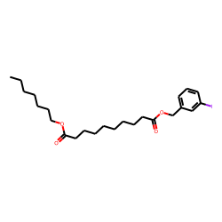 Sebacic acid, heptyl 3-iodobenzyl ester