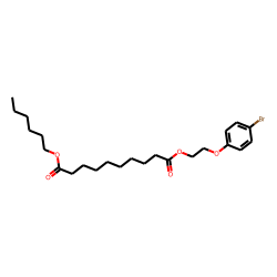 Sebacic acid, 2-(4-bromophenoxy)ethyl hexyl ester