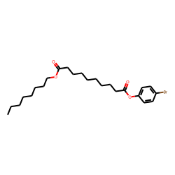 Sebacic acid, 4-bromophenyl octyl ester
