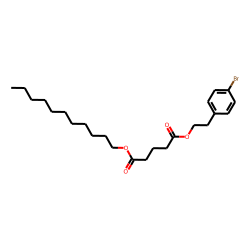 Glutaric acid, 2-(4-bromophenyl)ethyl undecyl ester