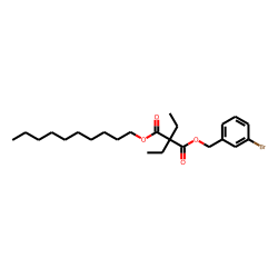 Diethylmalonic acid, 3-bromobenzyl decyl ester