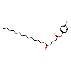 Glutaric acid, 4-bromophenyl tridecyl ester