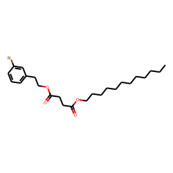 Succinic acid, 3-bromophenethyl dodecyl ester