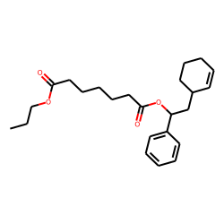 Pimelic acid, (2-(cyclohexenyl-3)-1-phenyl)ethyl propyl ester