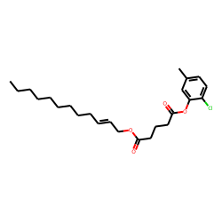 Glutaric acid, dodec-2-en-1-yl 2-chloro-5-methylphenyl ester