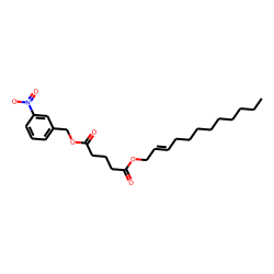 Glutaric acid, dodec-2-en-1-yl 3-nitrobenzyl ester