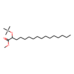 Hexadecanoic acid, 2-[(trimethylsilyl)oxy]-, methyl ester