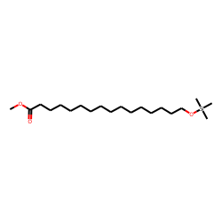 Hexadecanoic acid, 16-(trimethylsiloxy)-, methyl ester