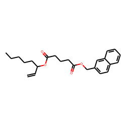 Glutaric acid, oct-1-en-3-yl naphth-2-ylmethyl ester