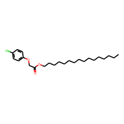 Acetic acid, (4-chlorophenoxy)-, hexadecyl ester