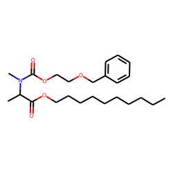 DL-Alanine, N-methyl-N-(2-benzyloxyethoxycarbonyl)-, decyl ester