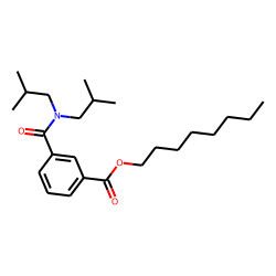 Isophthalic acid, monoamide, N,N-diisobutyl-, octyl ester