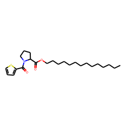 L-Proline, N-(thiophen-2-carbonyl)-, tetradecyl ester