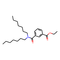 Isophthalic acid, monoamide, N,N-diheptyl-, ethyl ester