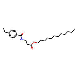 «beta»-Alanine, N-(4-ethylbenzoyl)-, dodecyl ester