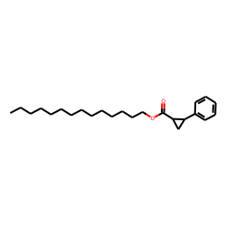 Cyclopropanecarboxylic acid, trans-2-phenyl-, tetradecyl ester