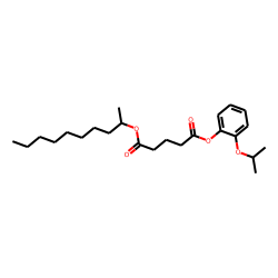 Glutaric acid, dec-2-yl 2-isopropoxyphenyl ester